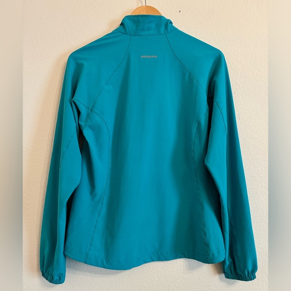 Patagonia Womens jacket Traverse Softshell Full Zip Lightweight Teal Blue M - Picture 8 of 14